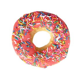 Strawberry Creamed Donut